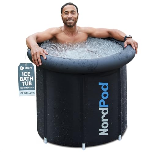 Lifepro NordPod Ice Bath Tub Portable Cold Plunge Water Therapy Pool