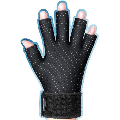 Finger Arthritis Compression Hand Ice Pack Gloves for Pain Relief,Adjustable Wrist Finger Ice Sleeves,Hot & Cold Therapy for Carpal Tunnel,Swelling,Inflammation,Tendinitis,Reusable