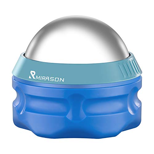 MIRASON Massage Ball Ice Roller Cold Therapy Cryosphere Deep Tissue Manual Massage Ball Stay Cold or Hot for Sore Muscle Relief, Shin Splints, Sore Shoulders, Knee, Foot Recovery Ice Pack (Blue)