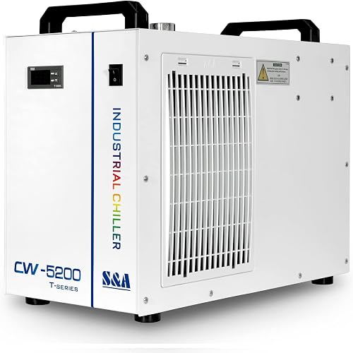S&A CW-5200DH 7L Industrial Water Chiller,0.9HP,3.43gpm,5699 BTU/h,for — Real-world performance testing in action