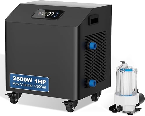 Ice Bath Water Chiller for Cold Plunge Tubs, 1HP Upgraded Cold Plunge — Our recommended configuration for best results