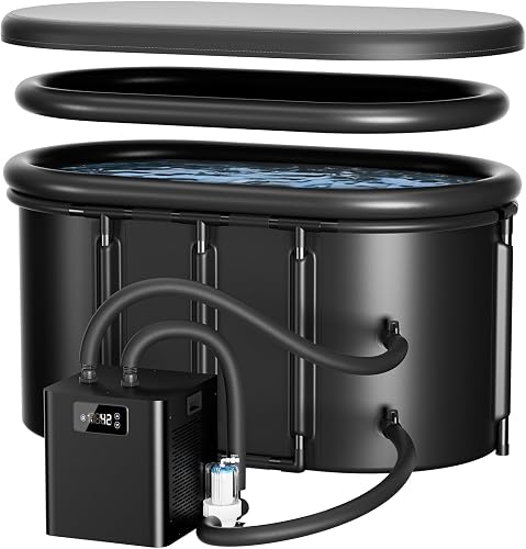 Ice Bath Chiller & Cold Plunge Tub Kit, 1/3 HP Cold Plunge Chiller wit — Build quality and design details up close