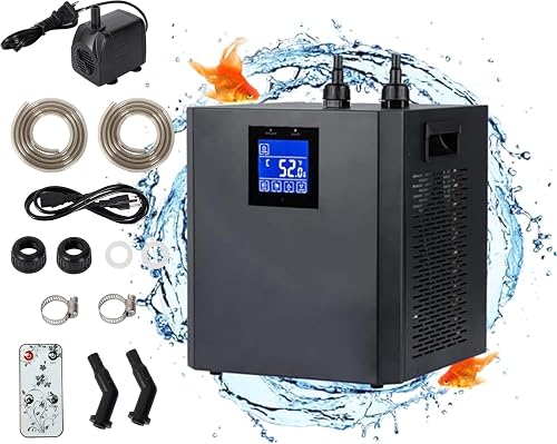 Ezcasch Aquarium Chiller, 79gal 1/3 HP Water Chiller for Cold Plunge, — Our recommended configuration for best results
