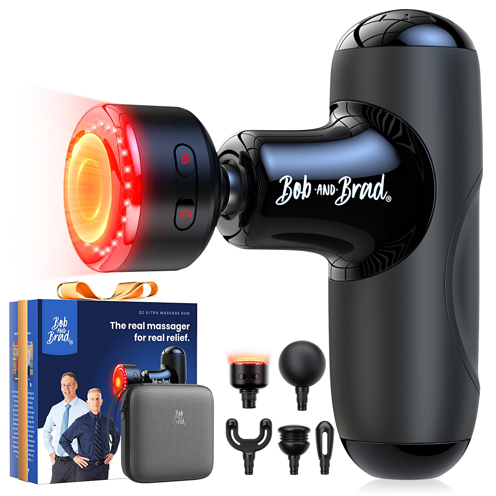 BOB AND BRAD BOB AND BRAD Q2 Ultra Mini Massage Gun with Red Light Inf — Key features at a glance