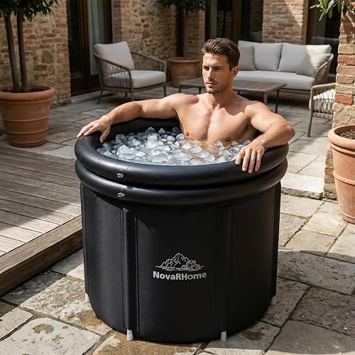 Ice Bath Tub for Athletes - 33in Deep Portable Cold Plunge for Recover — Build quality and design details up close