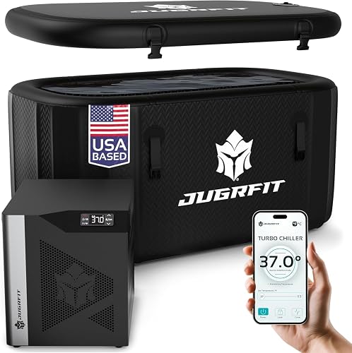 JUGRFIT 121-Gallon Luxury Pro-Grade Cold Plunge Tub with 1050W Water C — Build quality and design details up close