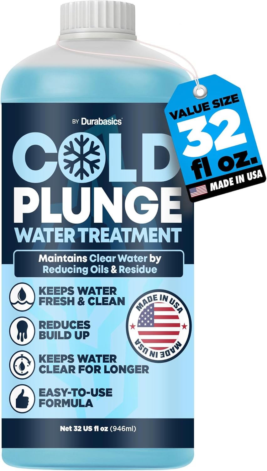 Durabasics 3in1 Cold Plunge Water Treatment – Helps Maintain Clear, Fresh-Looking Water | Cold Plunge Cleaner & Water Stab...