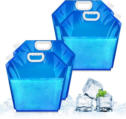 4 PCS Ice Bath Bags, Reusable Bathtub Freezer Water Bag, 5L Cold Plung — Our recommended configuration for best results
