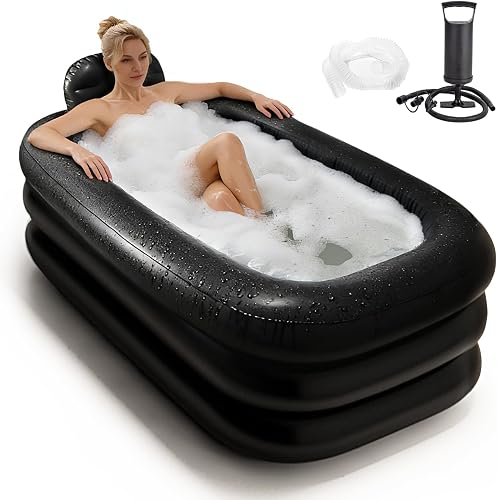 Inflatoast Portable Bathtub for Adults - Ice Bath & Hot Tub for Athlet — Our recommended configuration for best results