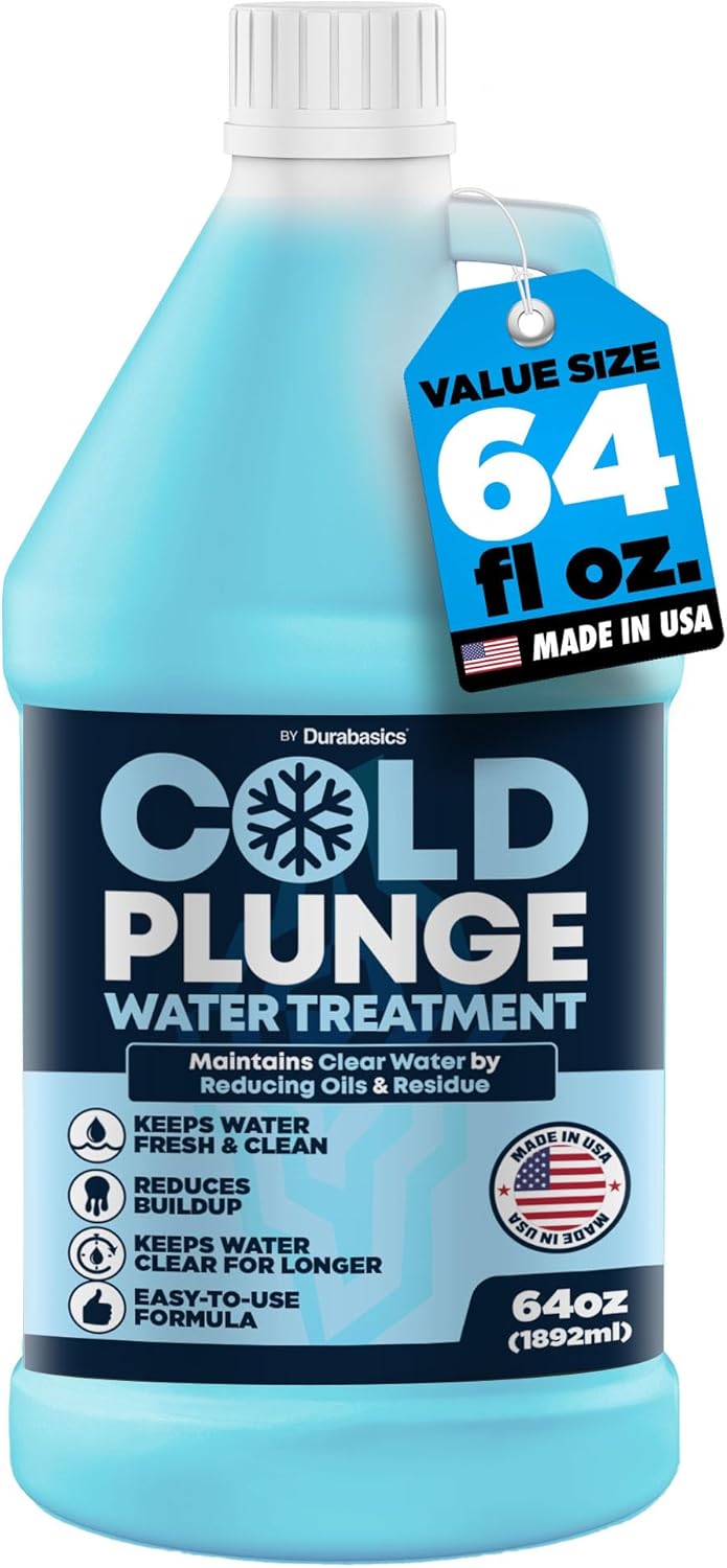 Durabasics 3in1 Cold Plunge Water Treatment – Helps Maintain Clear, Fresh-Looking Water | Cold Plunge Cleaner & Water Stab...