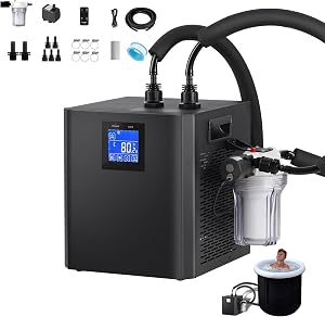 𝙐𝙥𝙜𝙧𝙖𝙙𝙚 Ice Bath Water Chiller, 1/3 HP Water Chiller for Cold Plunge Tubs, with Pum