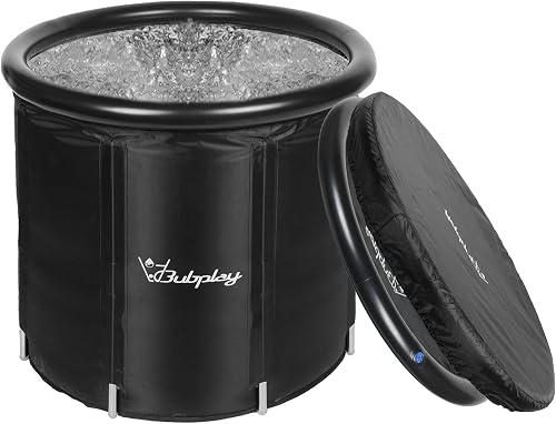 Bubplay Ice Bath Cold Plunge Tub with Cover for Indoor Outdoor for Rec — Our recommended configuration for best results
