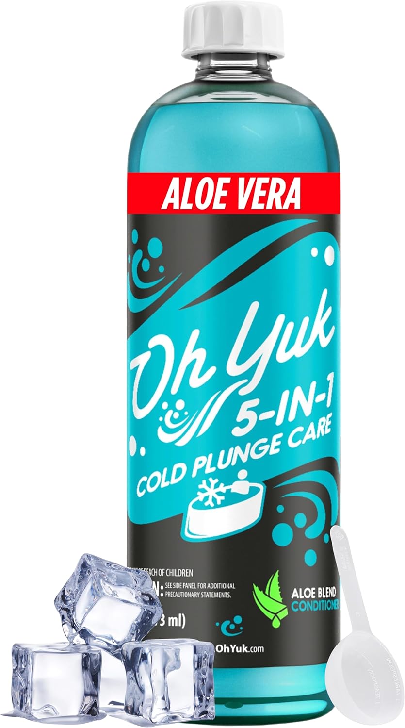 Oh Yuk 5-in-1 Cold Plunge Water Treatment – Cleaner, Clarifier, Conditioner, Combats Odors, Deodorizes – Premium Cold Tub...