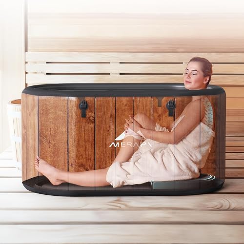 MERAPI XL 170 Gal Cold Plunge Tub with Cushion, Upgraded Ice Bath Tub — Real-world performance testing in action