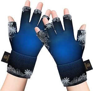 highco 2 Pack Ice Gloves for Arthritis Hands Pain Relief, Adjustable Hand Ice Pack for Hot