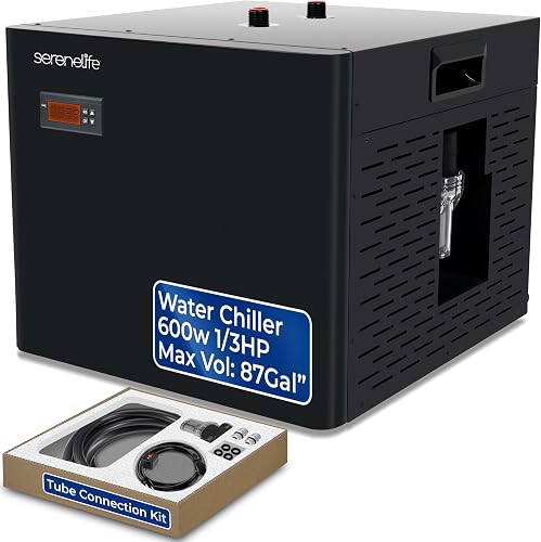 SereneLife 79-Gallon Cold Plunge Chiller – 1/3 HP Ultra-Quiet Aquarium — Build quality and design details up close