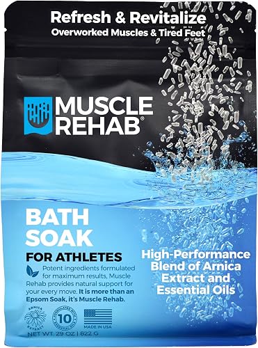 Muscle Rehab Epsom Salt Bath Soak 29 oz with Arnica - Fast-Dissolving — Side-by-side comparison of top picks in this category