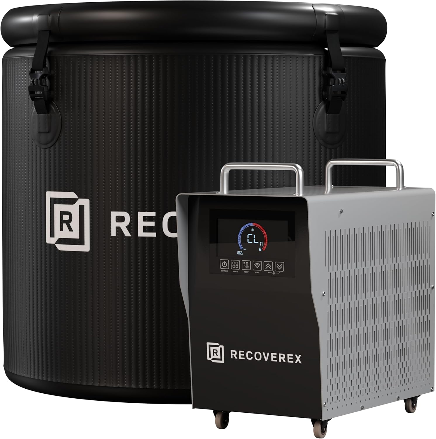 Recoverex Cold Plunge Tub, 88 Gallon, 0.8 Horsepower – Heavy-Duty Ice Bath Tub for Athletes, Portable Cold Plunge Chiller ...